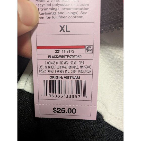 Wild Fable Women's Track Zip-up Jacket Black Size XL - Picture 3 of 3